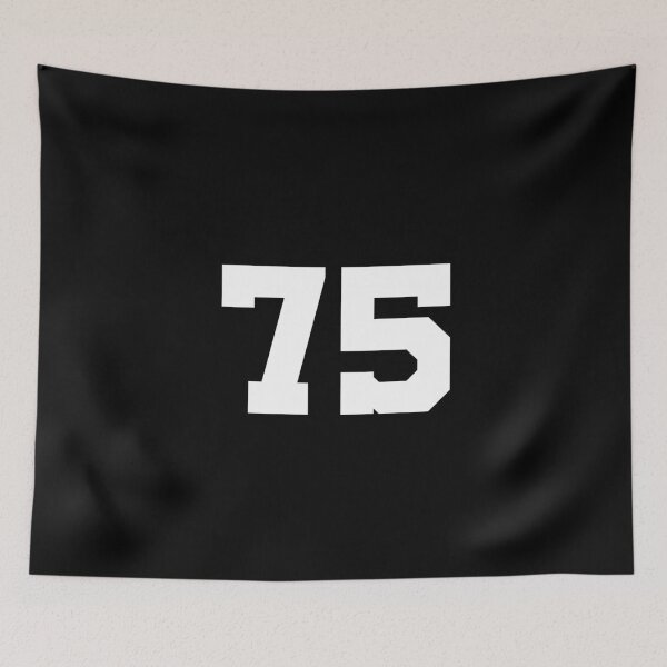 Item preview, 75, seventy-five, white, University designed and sold by Numbers-Art.