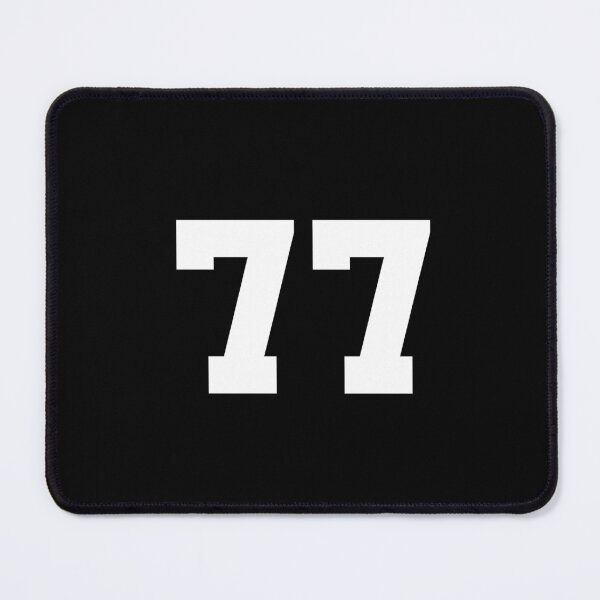 Item preview, 77, seventy-seven, white, University designed and sold by Numbers-Art.