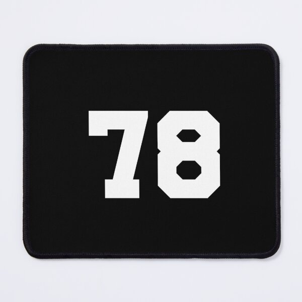 Item preview, 78, seventy-eight, white, University designed and sold by Numbers-Art.