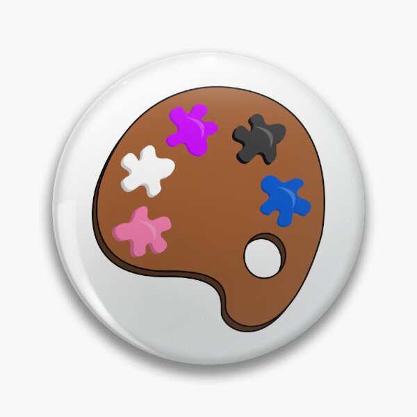 Item preview, Genderfluid Paint Palette designed and sold by HarveyHandcraftsandDesigns.