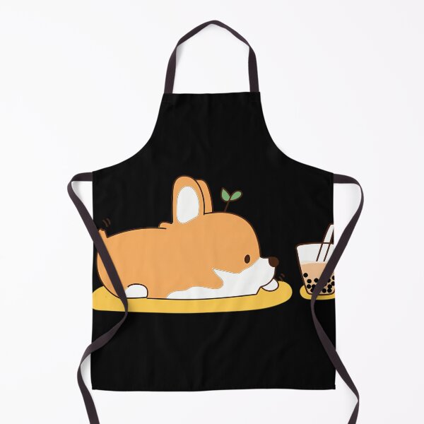 Item preview, Corgi And Bubble Tea designed and sold by ElsaSundstedt.