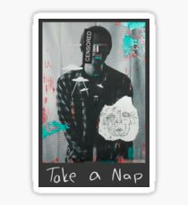 Weird Portrait, Take a Nap Sticker