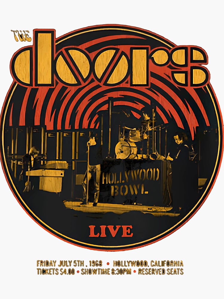 The Morrison Vintage Band Setup For Fans Sticker