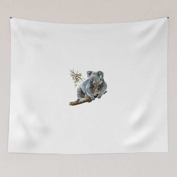 Item preview, Serene Koala Perched on Eucalyptus Branch designed and sold by NatureSyllabus.