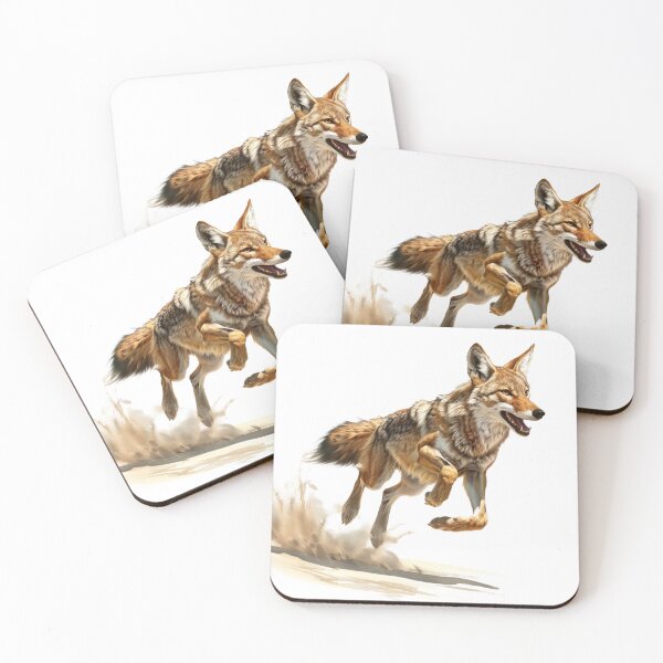 Item preview, Majestuoso coyote corriendo por el desierto designed and sold by NatureSyllabus.