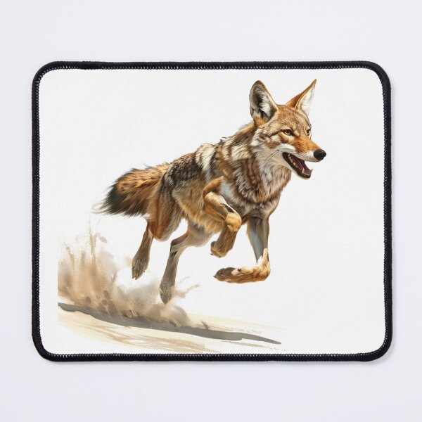 Item preview, Majestic Coyote Sprinting Through Wilderness designed and sold by NatureSyllabus.