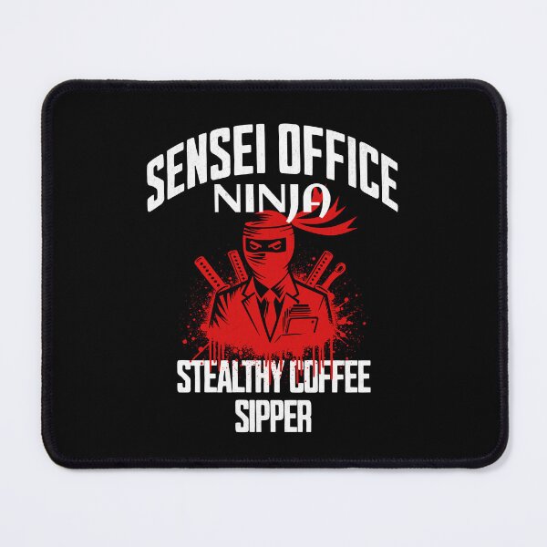 Item preview, Sensei Office Ninja: Stealthy Coffee Sipper designed and sold by InspireHubWear.