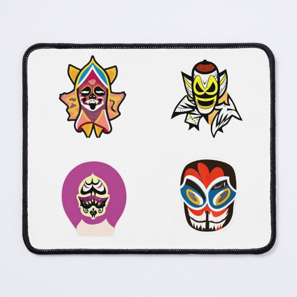Item preview, Sticker Wrestling and Other Accessories Template - Más Luchas P-10 designed and sold by masluchas.