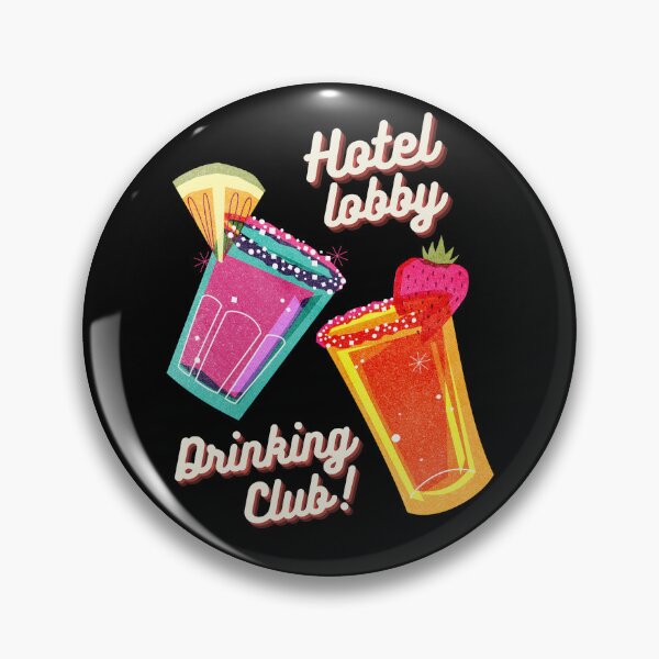 Item preview, Hotel Lobby Drinking Club designed and sold by SleepingFoxy.