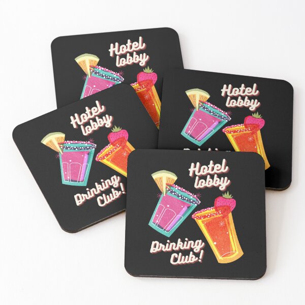 Item preview, Hotel Lobby Drinking Club designed and sold by SleepingFoxy.