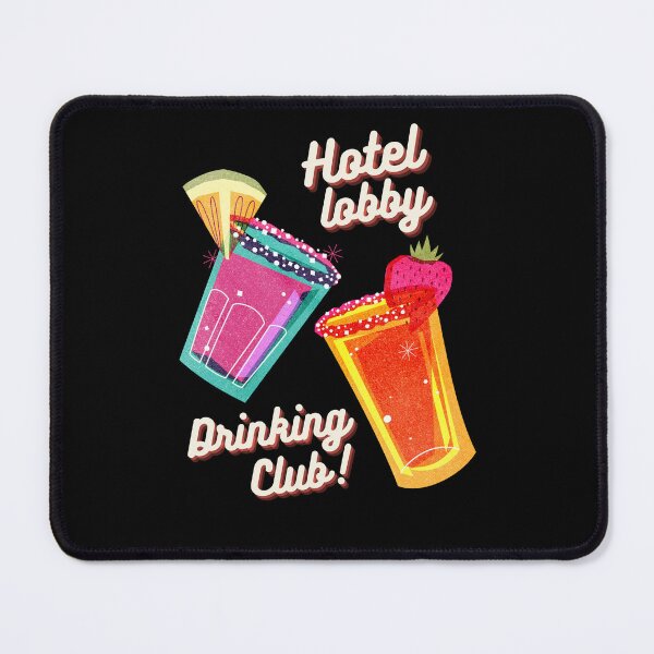 Item preview, Hotel Lobby Drinking Club designed and sold by SleepingFoxy.