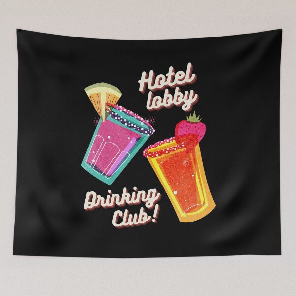 Item preview, Hotel Lobby Drinking Club designed and sold by SleepingFoxy.