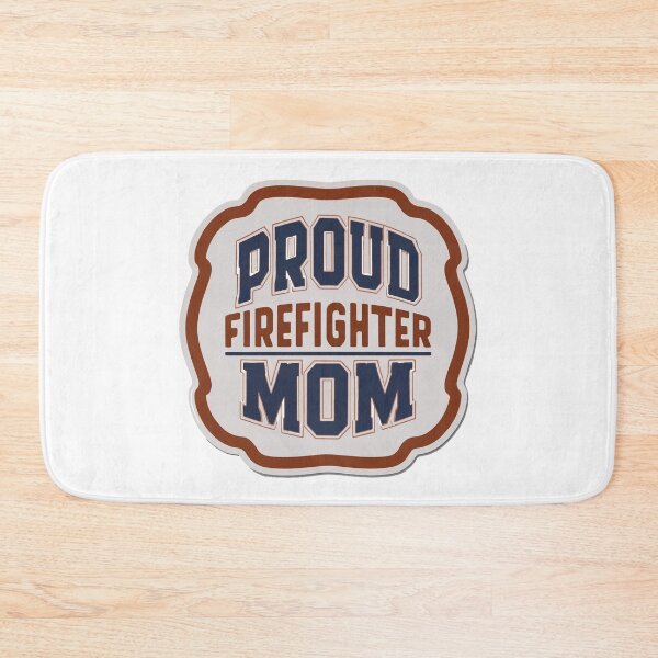 Item preview, Proud Firefighter Mom Emblem Badge designed and sold by NiftyWrx.