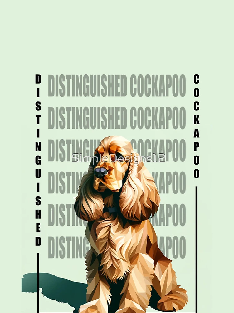 Thumbnail 4 of 4, iPhone Case, Distinguished Prominent Cockapoo designed and sold by SimpleDesigns12.