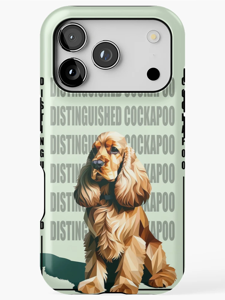 Thumbnail 1 of 4, iPhone Case, Distinguished Prominent Cockapoo designed and sold by SimpleDesigns12.