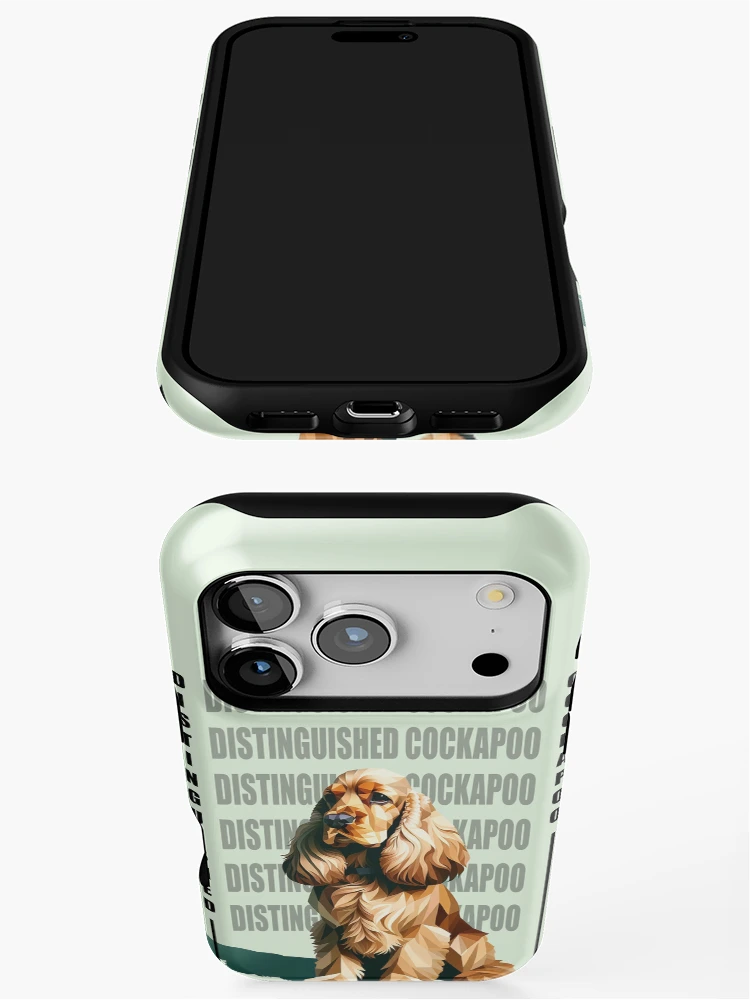 Thumbnail 3 of 4, iPhone Case, Distinguished Prominent Cockapoo designed and sold by SimpleDesigns12.