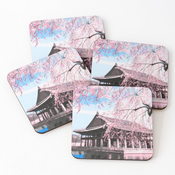 Item preview, Seoul Gyeongbokgung Palace Cherry Blossoms South Korea designed and sold by TheJoeyStudio.
