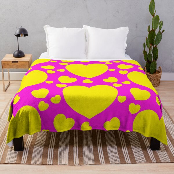 Item preview, Yellow hearts on Pink Background designed and sold by Victoria Rose.