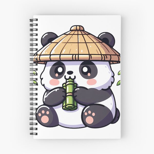 Item preview, Sticker of Cute Panda Munching Bamboo designed and sold by creativekrish.