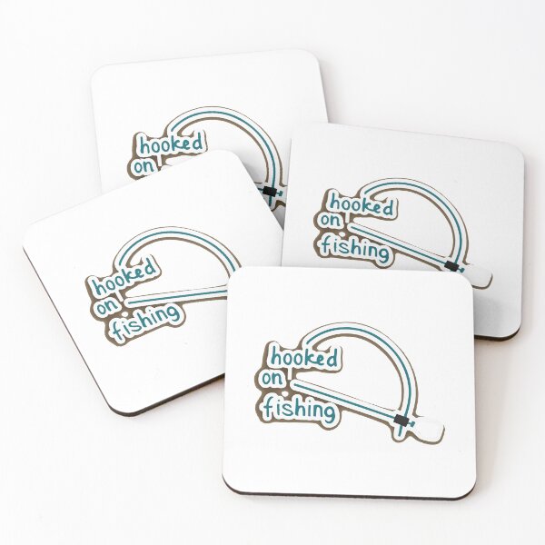 Item preview, Hooked on Fishing - Minimalist Fishing Rod Design designed and sold by NiftyWrx.