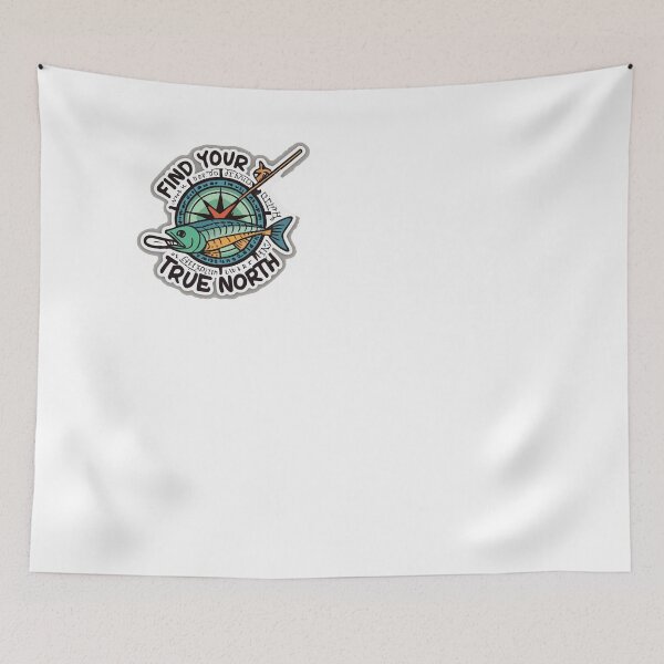 Item preview, Adventurous Compass Fish - Find Your True North designed and sold by NiftyWrx.