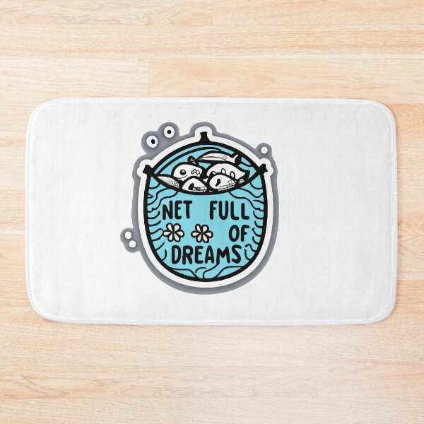 Item preview, Net Full of Dreams - Stylized Fishing Net Design designed and sold by NiftyWrx.