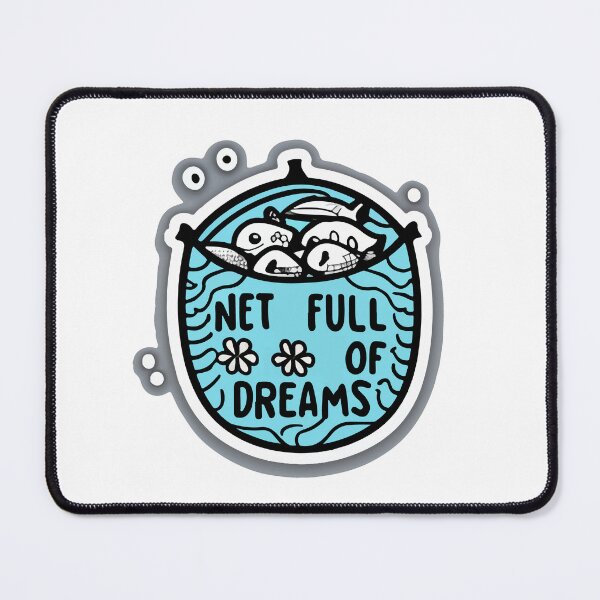 Item preview, Net Full of Dreams - Stylized Fishing Net Design designed and sold by NiftyWrx.