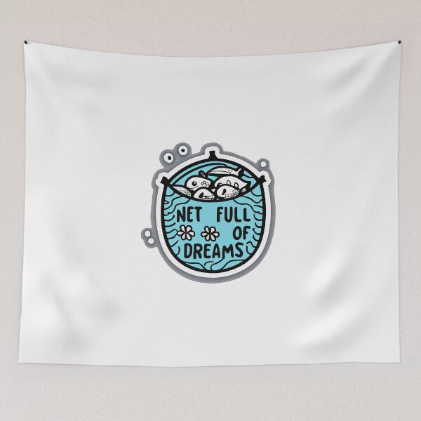 Item preview, Net Full of Dreams - Stylized Fishing Net Design designed and sold by NiftyWrx.