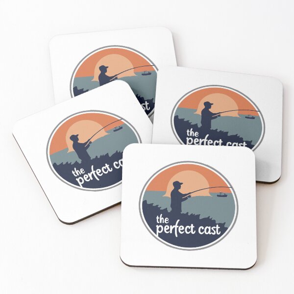 Item preview, The Perfect Cast - Fisherman Silhouette at Sunset designed and sold by NiftyWrx.