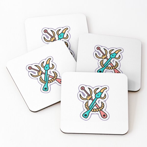 Item preview, Minimalist Fishing Hooks Illustration designed and sold by NiftyWrx.