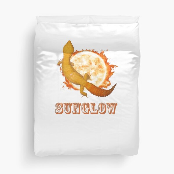 Sunglow Leopard Gecko Duvet Cover