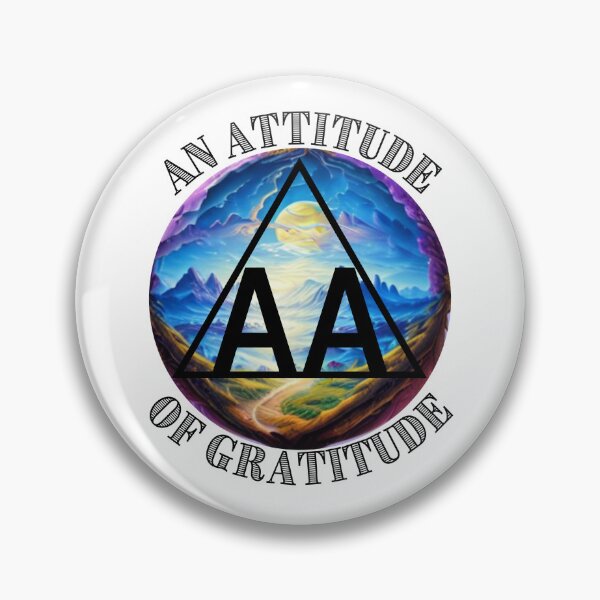 Item preview, An Attitude of Gratitude - Alcoholics Anonymous designed and sold by Travelslightly.