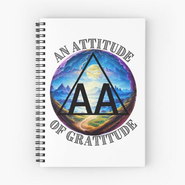 Item preview, An Attitude of Gratitude - Alcoholics Anonymous designed and sold by Travelslightly.