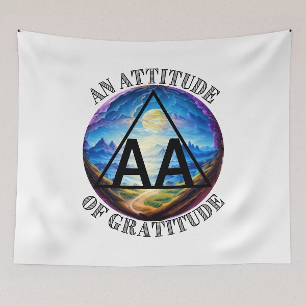 Item preview, An Attitude of Gratitude - Alcoholics Anonymous designed and sold by Travelslightly.