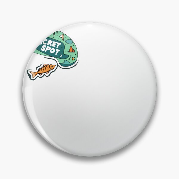 Item preview, Secret Spot Fishing Map - Topographic designed and sold by NiftyWrx.
