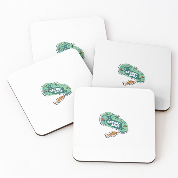 Item preview, Secret Spot Fishing Map - Topographic designed and sold by NiftyWrx.