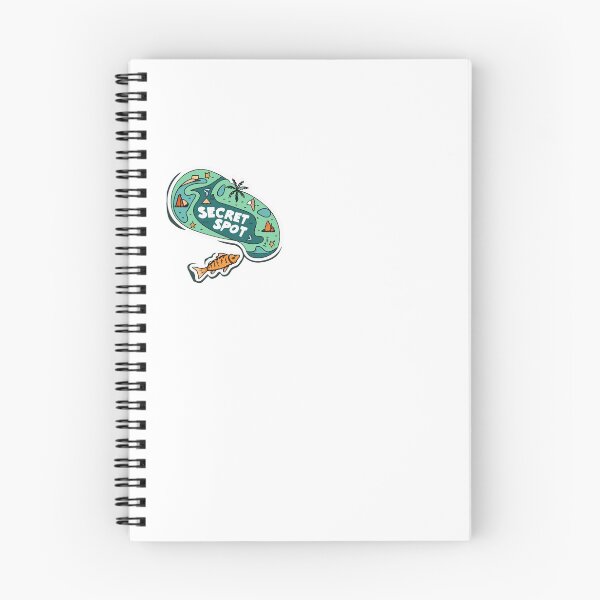 Item preview, Secret Spot Fishing Map - Topographic designed and sold by NiftyWrx.