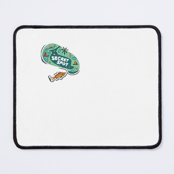 Item preview, Secret Spot Fishing Map - Topographic designed and sold by NiftyWrx.
