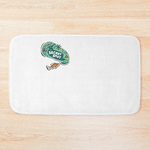 Item preview, Secret Spot Fishing Map - Topographic designed and sold by NiftyWrx.