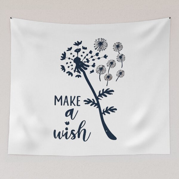 Item preview, Whimsical Dandelion 'Make a Wish' Illustration designed and sold by NiftyWrx.