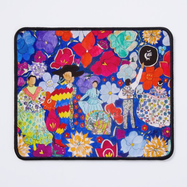 Item preview, Folk Dance Floral Watercolor designed and sold by TurnipWilson.