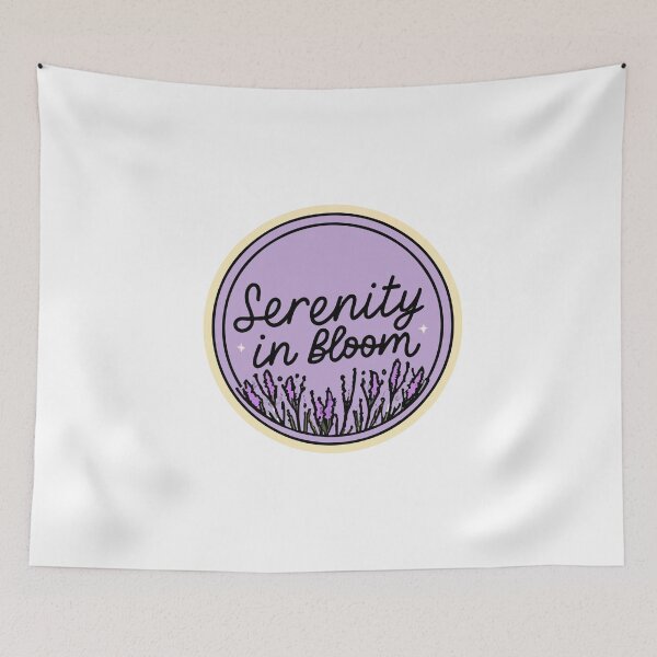 Item preview, Serenity in Bloom - Lavender Field Minimalist Design designed and sold by NiftyWrx.