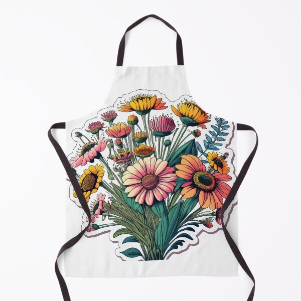 Item preview, Botanical Wildflower Bouquet Illustration designed and sold by NiftyWrx.