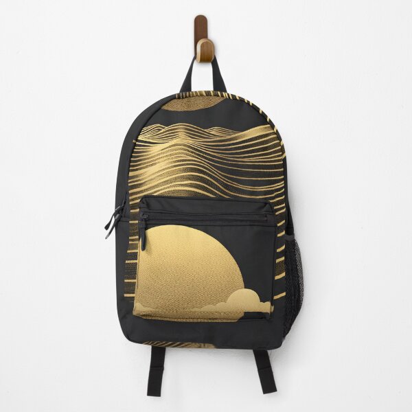 Item preview, Golden Moon Over Tranquil Waves designed and sold by unimuse.