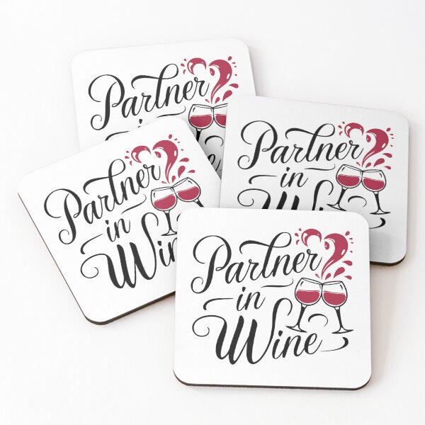 Item preview, Partner In Wine designed and sold by PeelZinc.