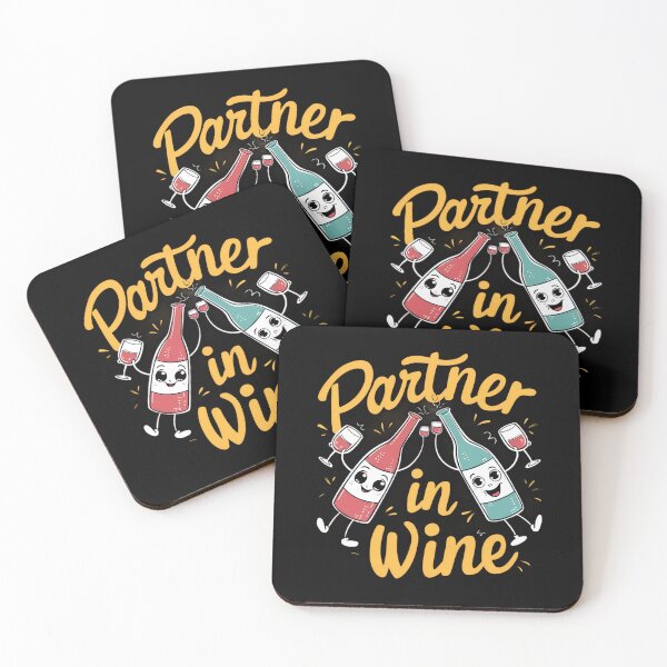 Item preview, Partner In Wine designed and sold by PeelZinc.
