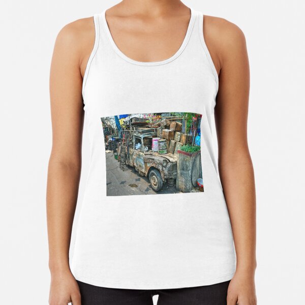 The Battered Pickup Racerback Tank Top