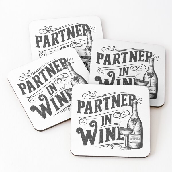 Item preview, Partner In Wine designed and sold by PeelZinc.