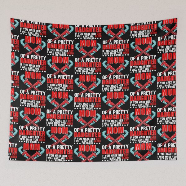Item preview, I'M PROUD MOM OF A PRETTY DAUGHTER Plumber / Plumbing / plumb designed and sold by Tee Hub.
