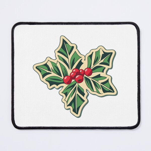 Item preview, Classic Christmas Holly Sprig designed and sold by NiftyWrx.